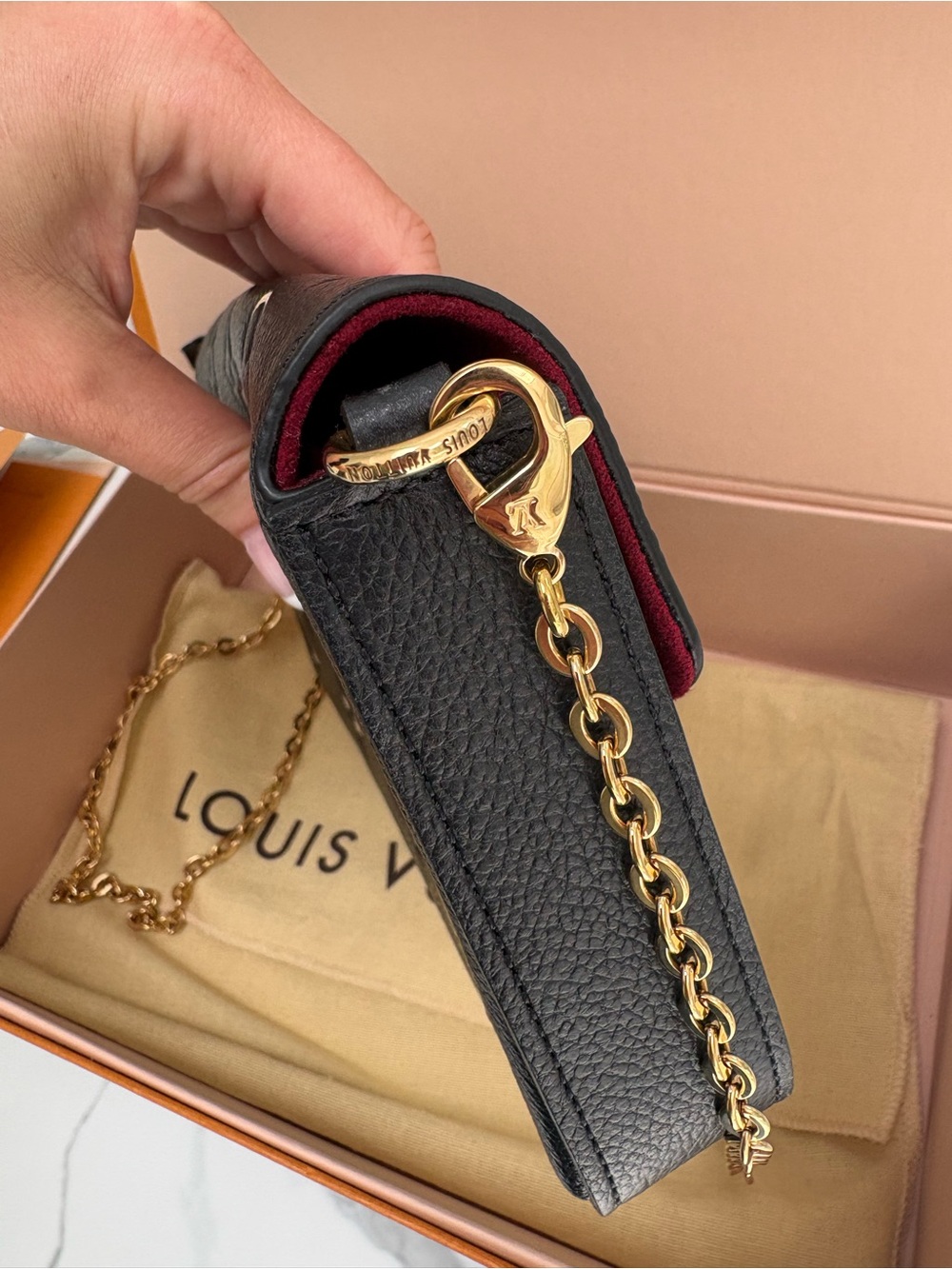 Authentic Louis Vuitton Monogram Pochette Félicie - Picture 6 of 16